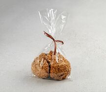 Овсяное печенье с курагой и миндалём