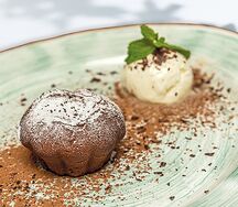 Шоколадный фондан