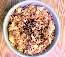 Рис с яйцом