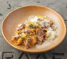 Паста с уткой конфи и шалфеем