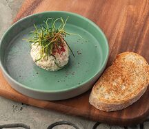 Риет из подкопченной атлантической белой рыбы