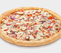 С ветчиной и грибами 22 см