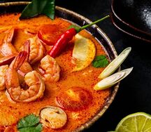 Том ям с креветками и рисом no spisy