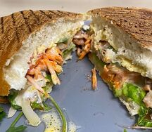 Чизбургер с куриным мясом