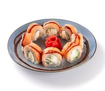 Запеченный ролл Филадельфия с карамелью