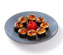 Запеченный ролл Угорь спайси