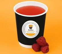 Горячий малиновый кисель