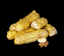 Эклеры с миндалём и амаретто