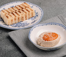 Паштет из печени индейки с гелем из облепихи