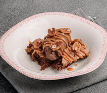 Брауни с шоколадным ганашем