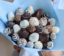 Клубничный букет Небо