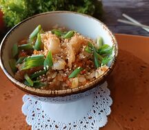 Рис с креветками