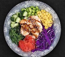 Поке с креветками