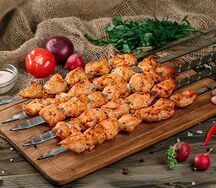 Шашлык из куриной грудки