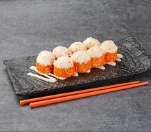 Ролл Темпура с острым лососем