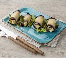 Рулетики из баклажанов с сыром