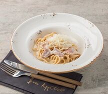 Спагетти Карбонара с беконом