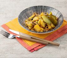 Жареный картофель с грибами