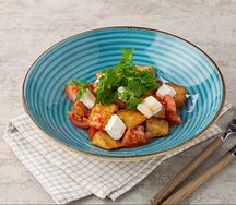 С баклажанами и фетой