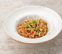 Рис с курицей и овощами 