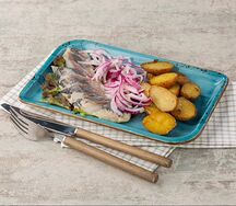 Сельдь с картофелем