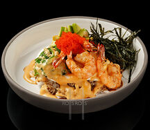 Поке креветка Донбури