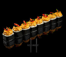 Запеченный ролл с лососем