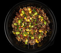 Жареный рис с мраморной говядиной