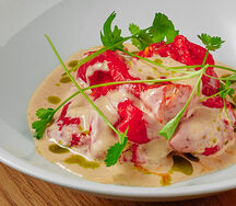 Печёные перцы с соусом тоннато