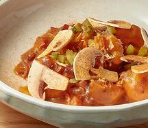 Картофель с белыми грибами