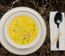 Уха по-фински со сливками