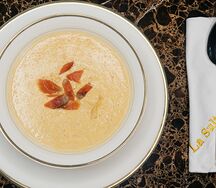 Крем-суп из лосося