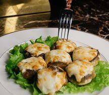 Шампиньоны запечённые