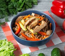 Wok Соба с курицей