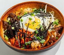 Пибинпап с курицей BBQ