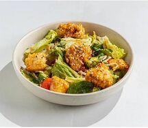 Салат свежий с копченой курицей горенган