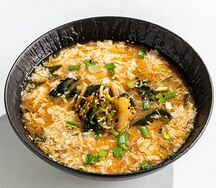 Мисо-суп кимчи с копчёной говядиной BBQ