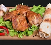 Шашлык из куриных крылышек