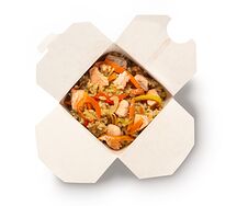 Рис с лососем