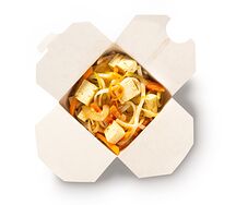 Wok с овощами и сыром тофу