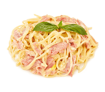 Паста с лососем и пармезаном