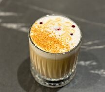 Латте Белый шоколад Клубника Базелик L