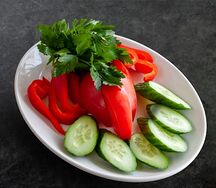 Овощная тарелка