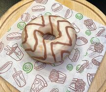 Пончик с карамелью