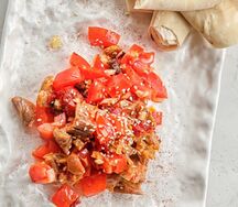 Салат с баклажаном