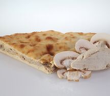 Осетинский пирог с индейкой и грибами