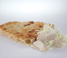 Осетинский пирог с курицей и капустой