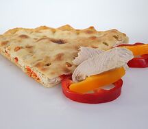 Осетинский пирог с курицей и болгарским перцем