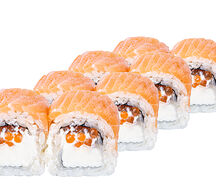 Ролл Филадельфия с икрой