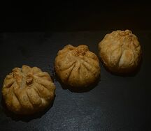 Жареные хинкали из говядины 